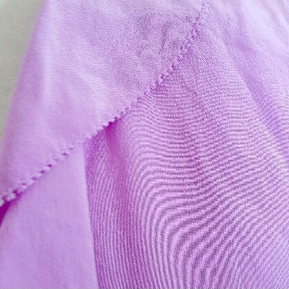 Halogen 100% Silk Blouse Lavender Small